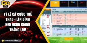 Tỷ lệ cá cược thể thao - Lên đỉnh kèo ngon giành thắng lợi!